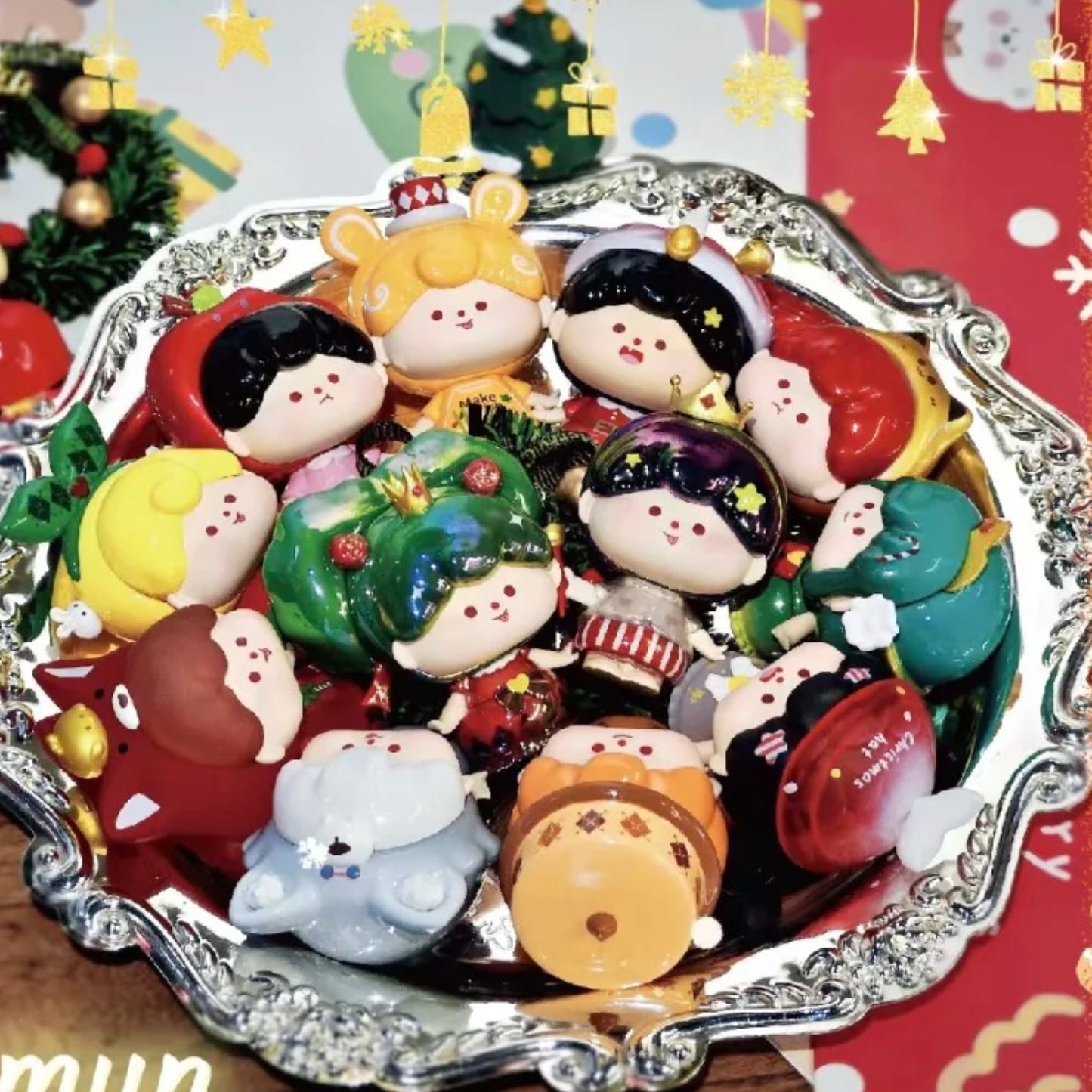 MunMun's Christmas Mini Bean Series Blind Box【2boxes】