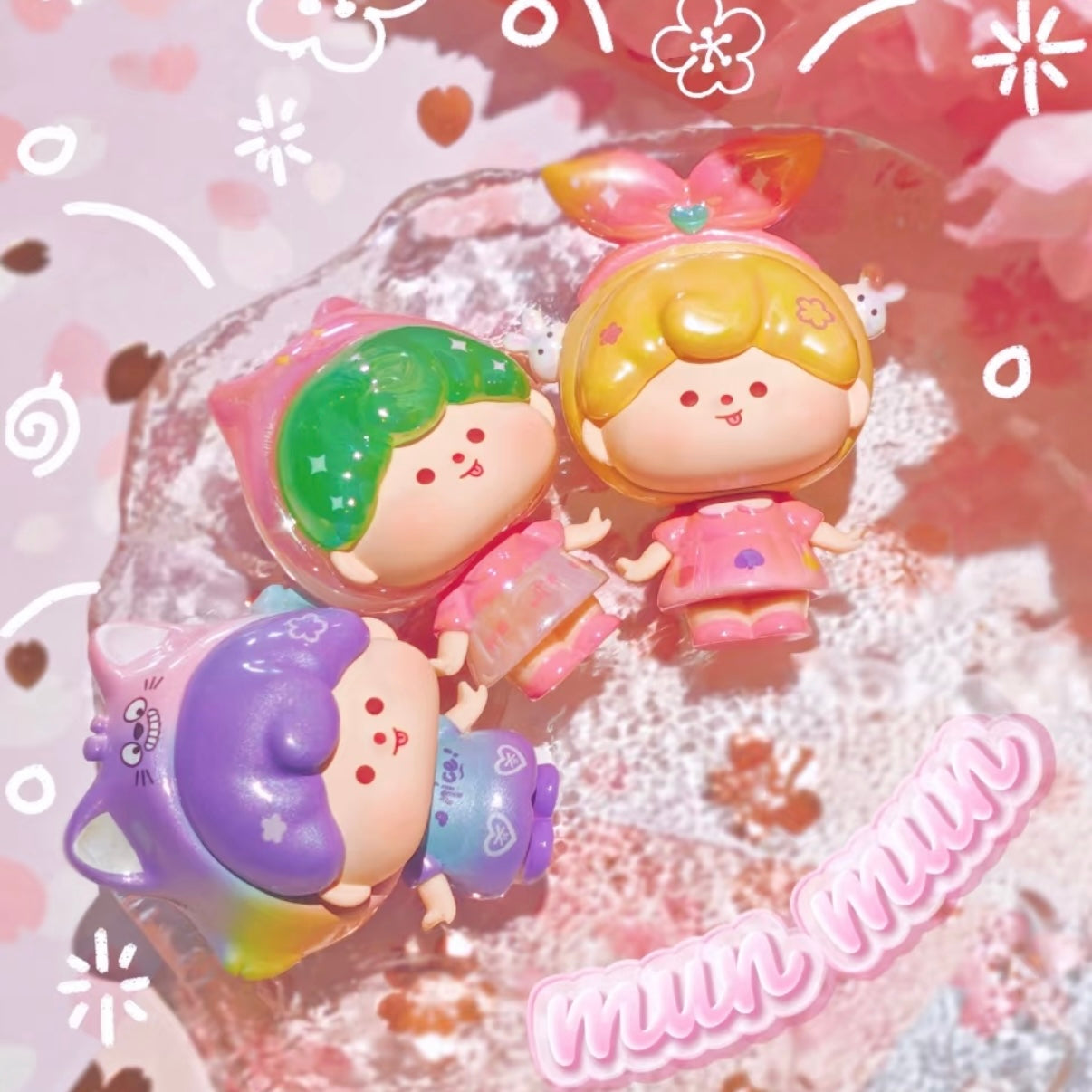 MunMun Fairy Tale Sakura Season Mini Bean Series Blind Box