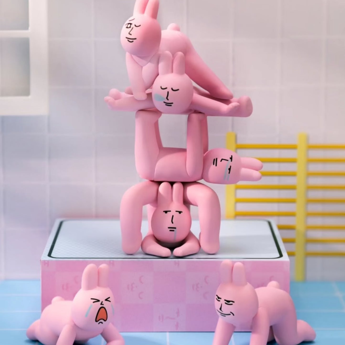 My Friend Rabbit Yoga Jenga Series Blind Box