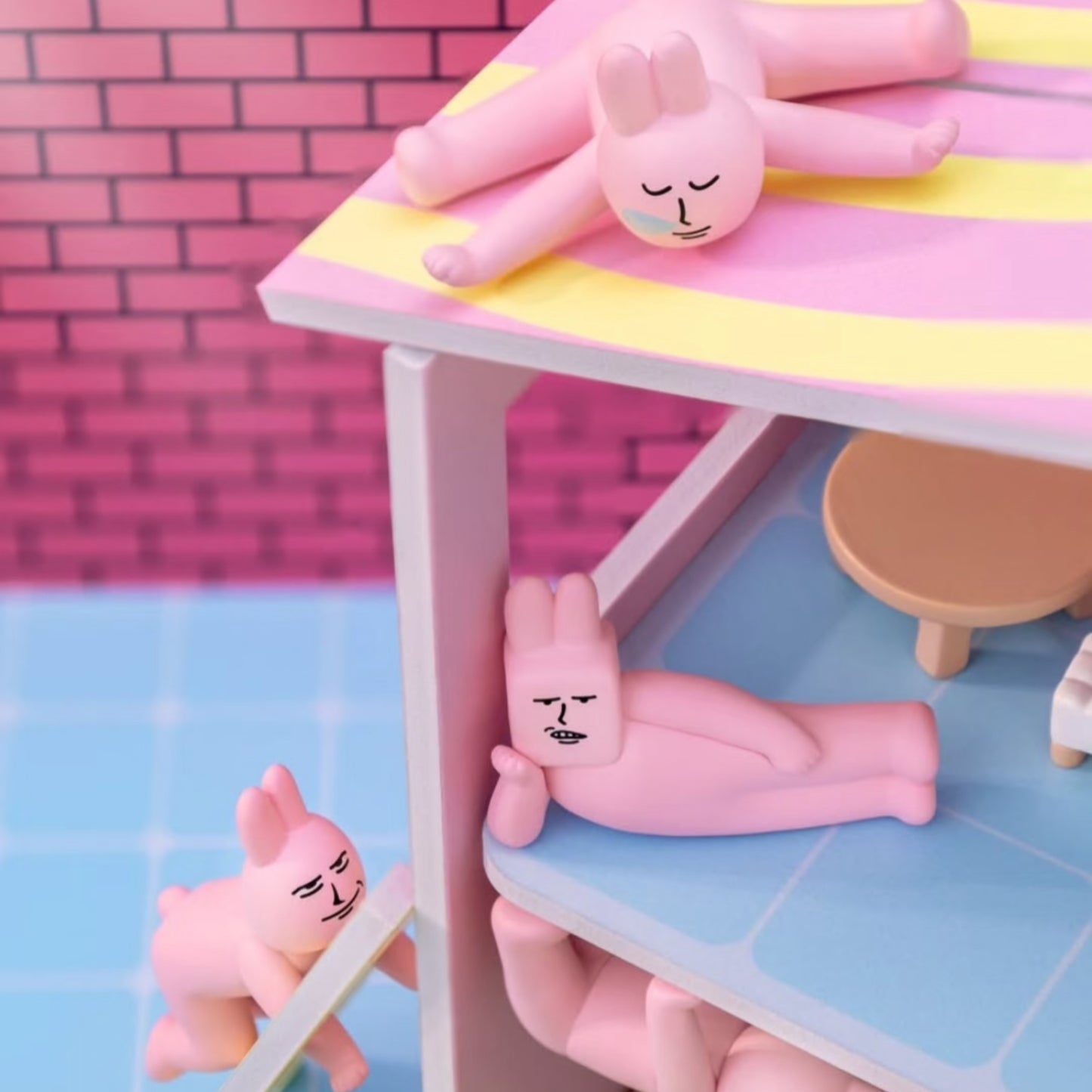 My Friend Rabbit Yoga Jenga Series Blind Box