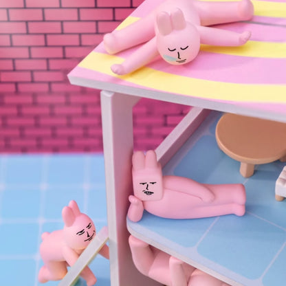 My Friend Rabbit Yoga Jenga Series Blind Box