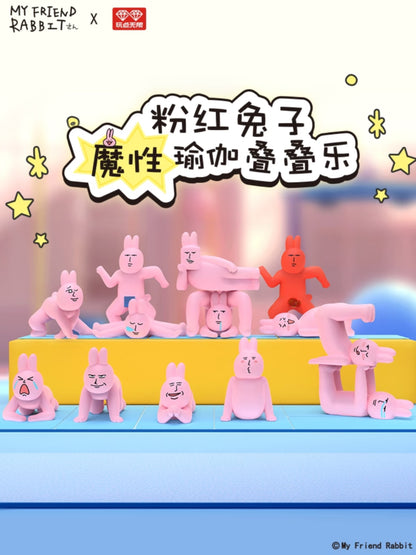 My Friend Rabbit Yoga Jenga Series Blind Box