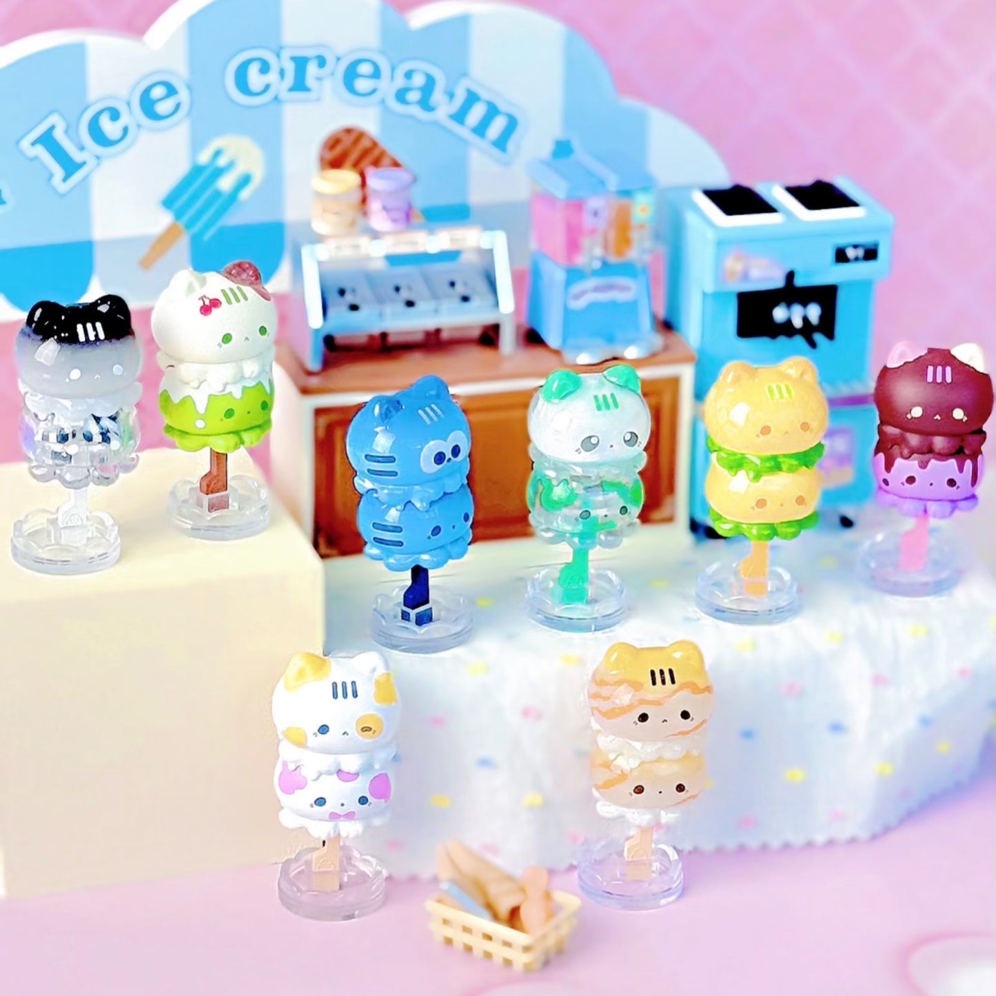 Octcat Ice Cream Mini Bean Series Blind Box