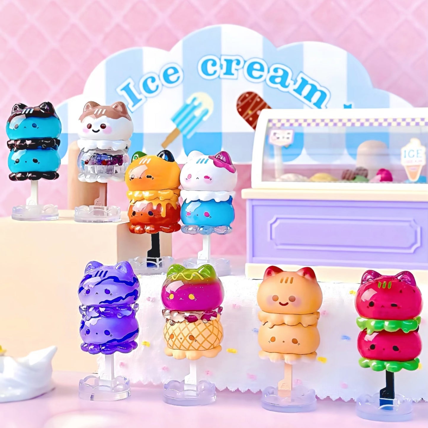 Octcat Ice Cream Mini Bean Series Blind Box