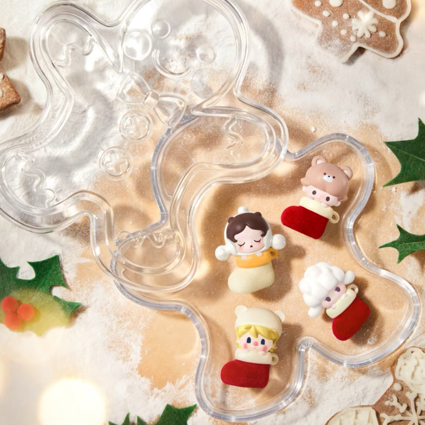 POPBEAN Christmas Sock Series Mini Bean【with Ginger Bottle】