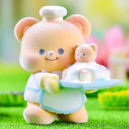 Butter Bear Cream Puff Flocking Series Blind Box