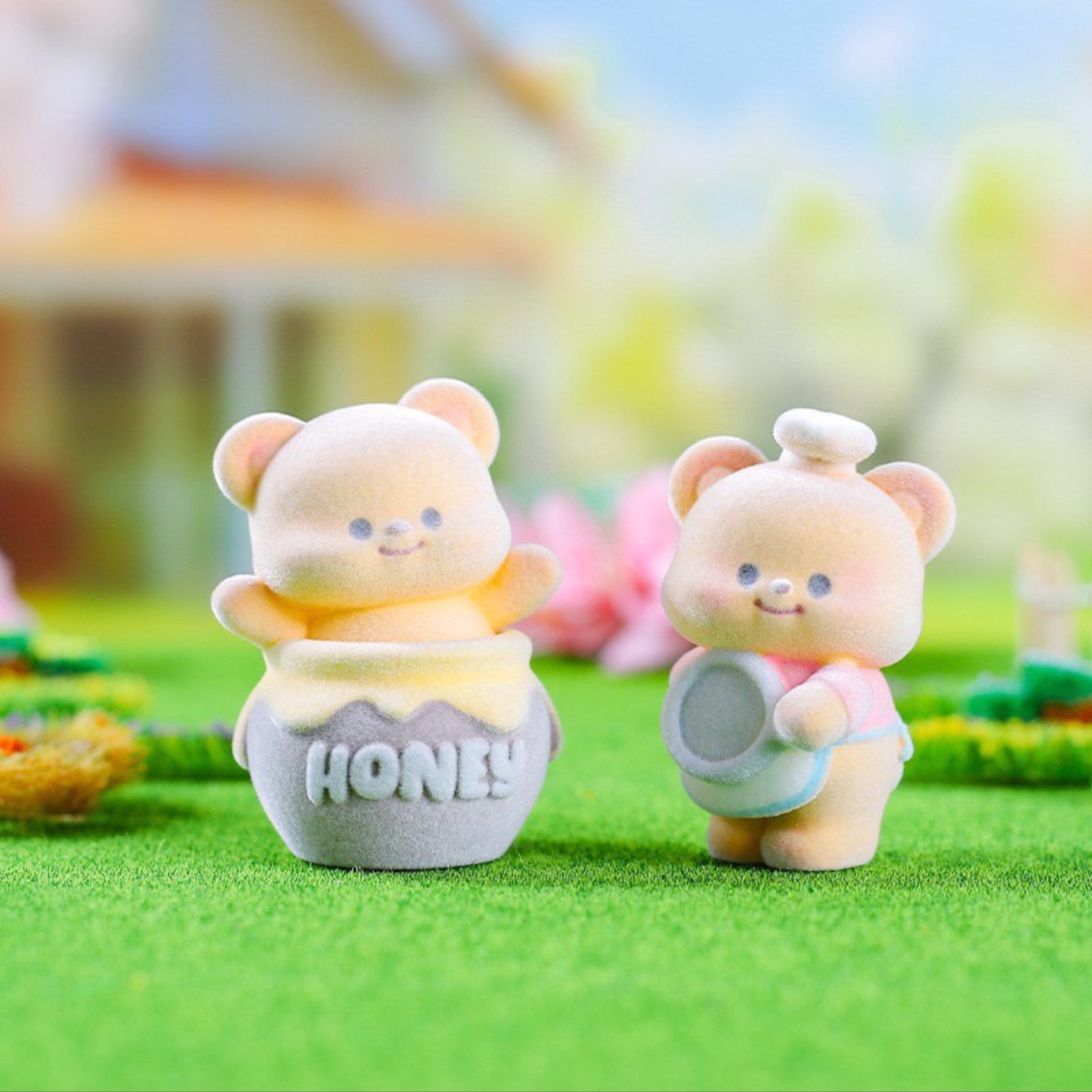 Butter Bear Cream Puff Flocking Series Blind Box