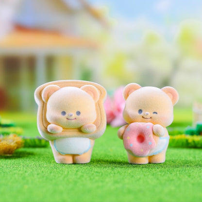 Butter Bear Cream Puff Flocking Series Blind Box
