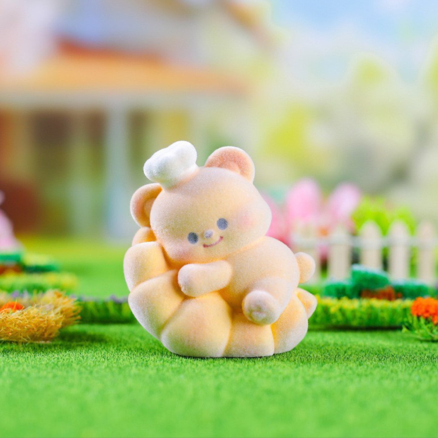 Butter Bear Cream Puff Flocking Series Blind Box