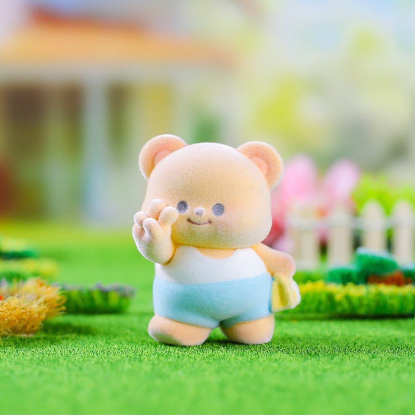 Butter Bear Cream Puff Flocking Series Blind Box