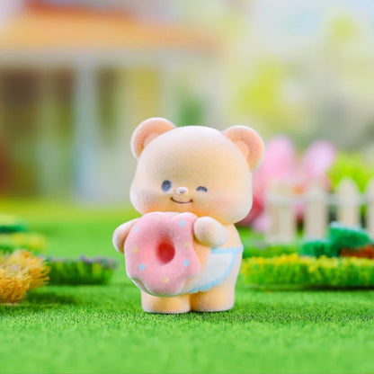 Butter Bear Cream Puff Flocking Series Blind Box