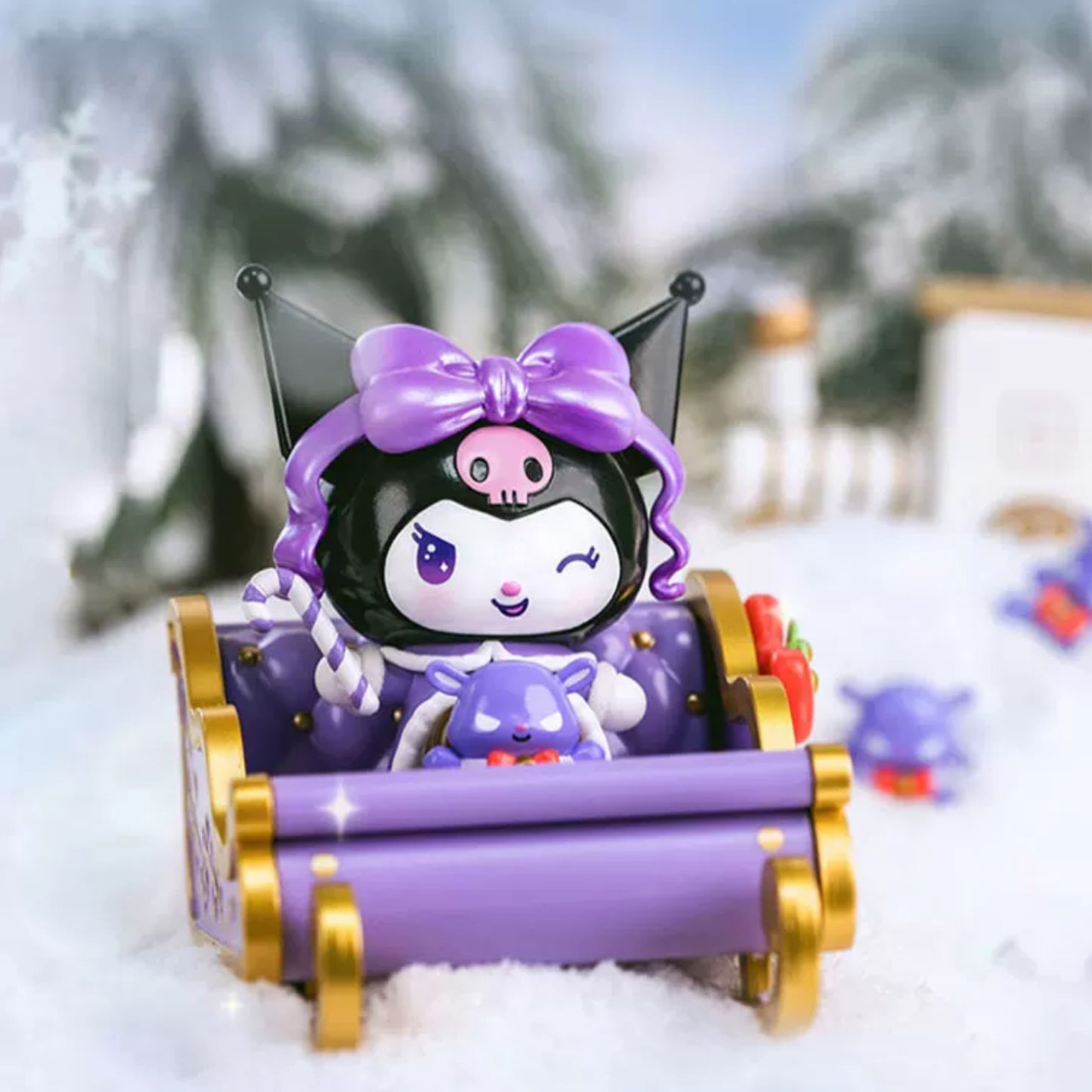 SANRIO CHARACTERS Winter Sledding Team Series Blind Box