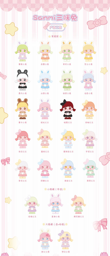 Sanmi Bunny Series Mini Bean Blind Box