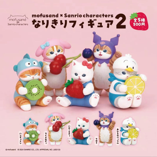 Sanrio x Mofusand Bandai Gacha Capsule - V2 Fruit Costume