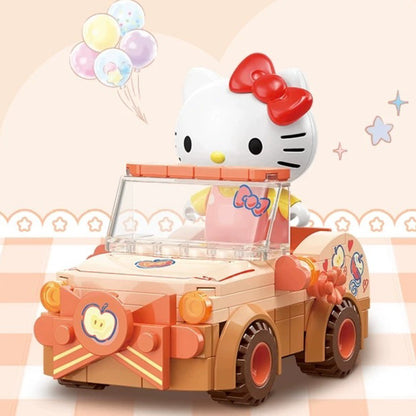 Sanrio Building Blocks Toy Car Series Blind Box