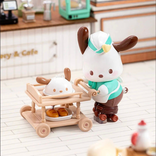 Sanrio characters Roller Skating Restaurant Series Figures Blind Box