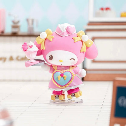 Sanrio characters Roller Skating Restaurant Series Figures Blind Box