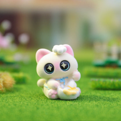 Siamese Azukisan Daily Life Flocked Series Figures