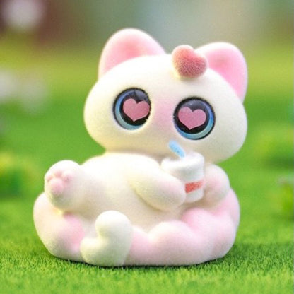 Siamese Azukisan Daily Life Flocked Series Figures