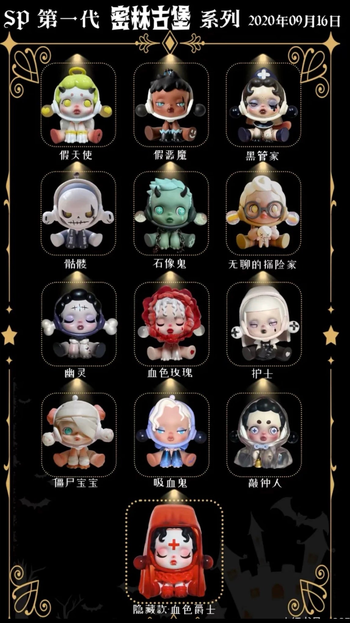 Skullpanda Ancient Castle Series Blind Box