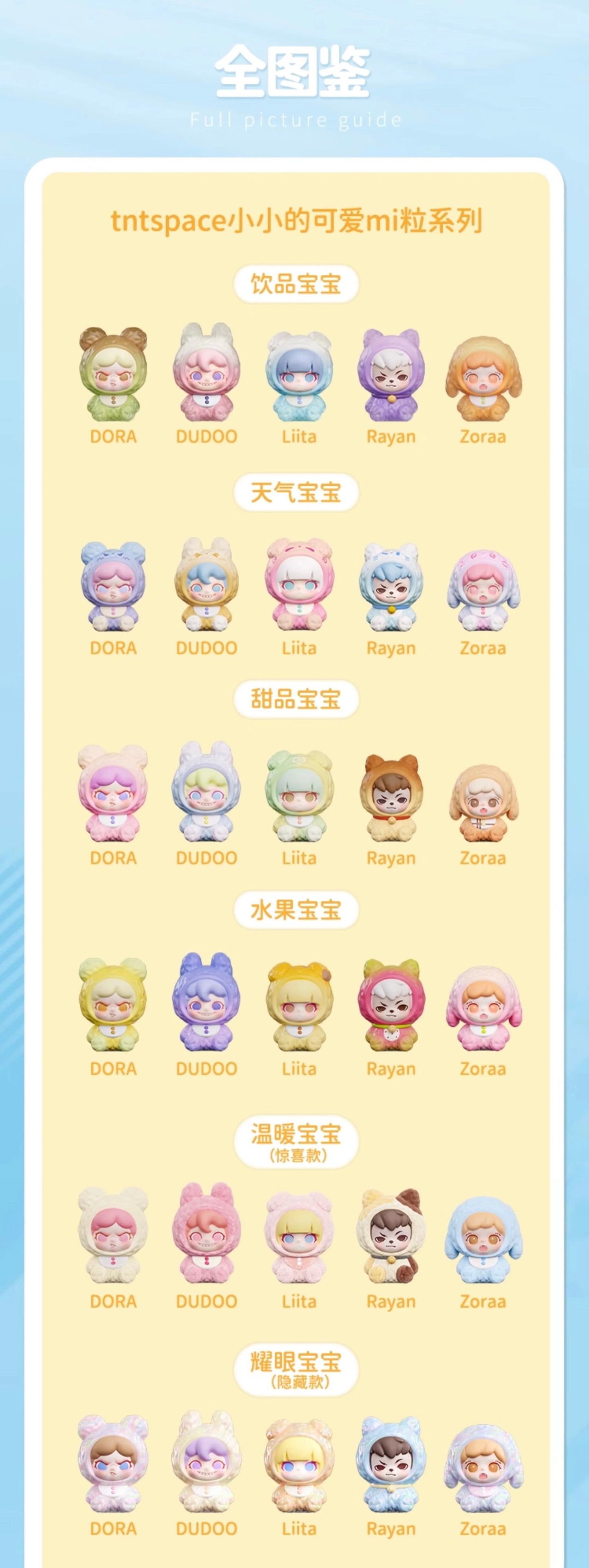 TNT Tiny Cutie Series MINI BEAN