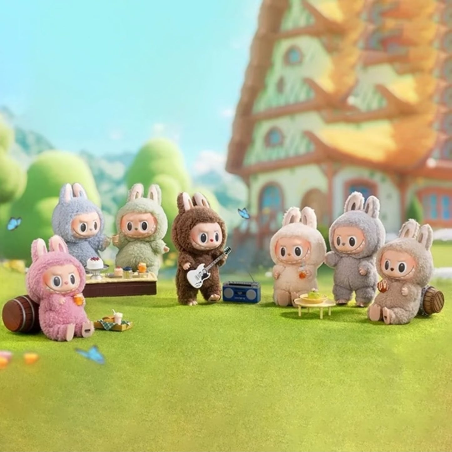 Labubu The Monster - Macaroon Plush Blind Box