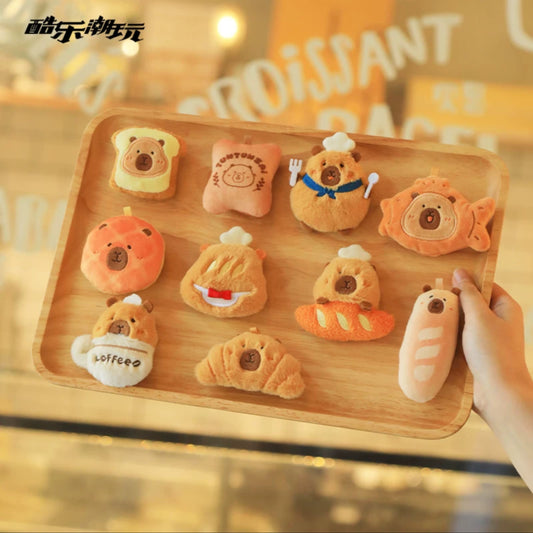 【2bags】TunTunZai Bakery Plush Fridge Magnets Series Blind Bag