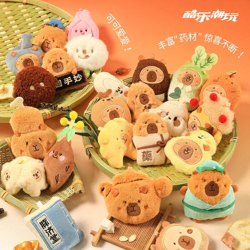 【2bags】TunTunZai Health Preservation Plush Fridge Magnets Series Blind Bag