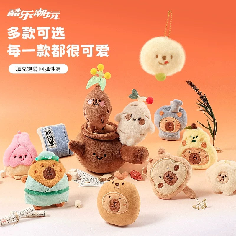 【2bags】TunTunZai Health Preservation Plush Fridge Magnets Series Blind Bag