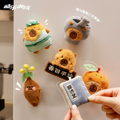 【2bags】TunTunZai Health Preservation Plush Fridge Magnets Series Blind Bag