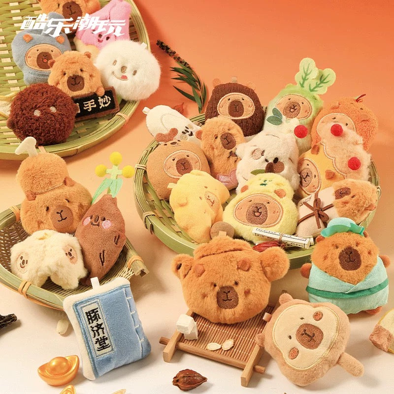 【2bags】TunTunZai Health Preservation Plush Fridge Magnets Series Blind Bag