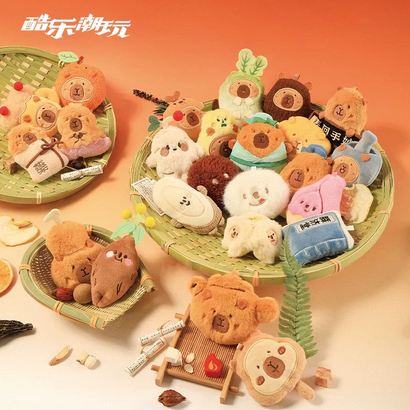 【2bags】TunTunZai Health Preservation Plush Fridge Magnets Series Blind Bag