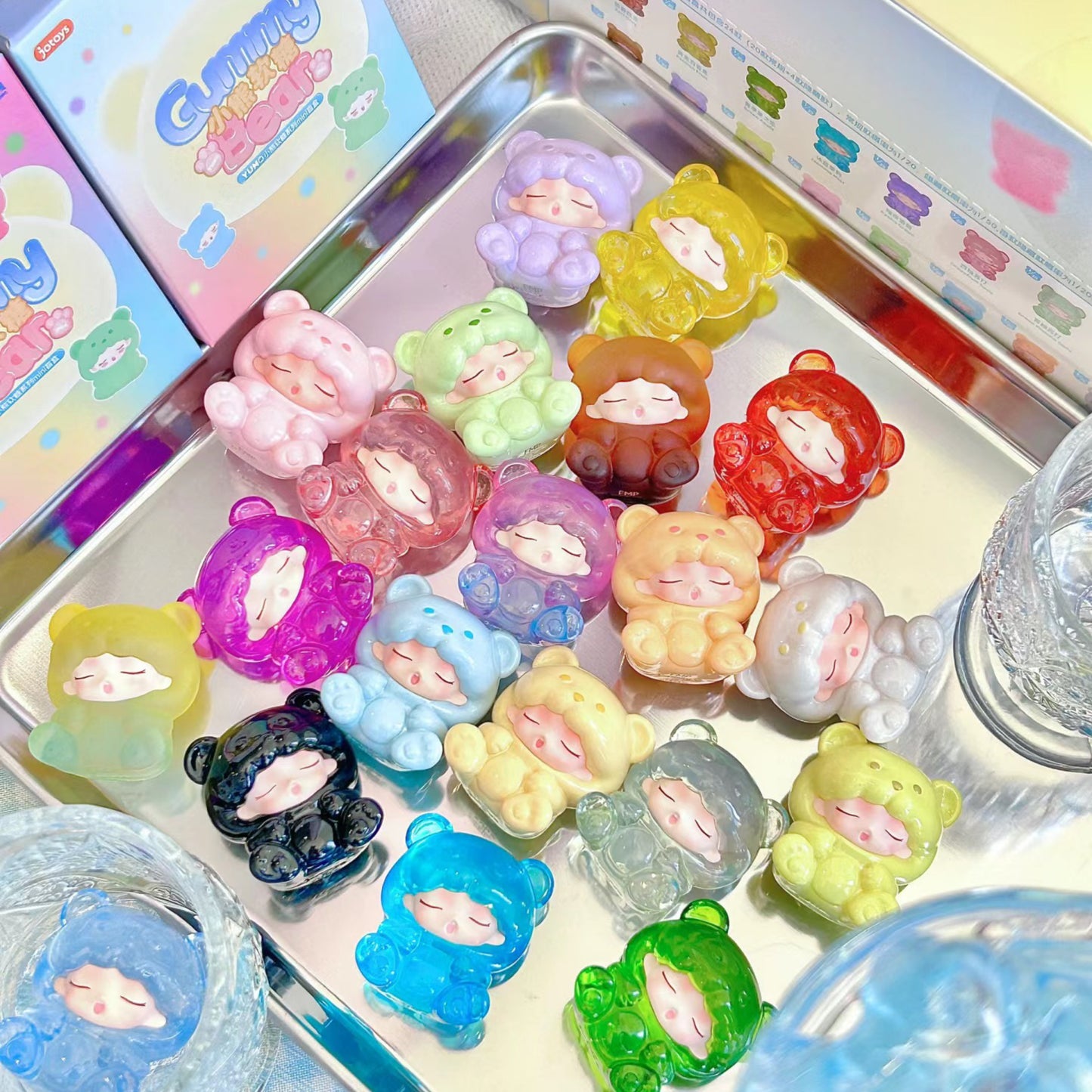 【4boxes】Yumo Gummy Bear Mini Bean Series Blind Box