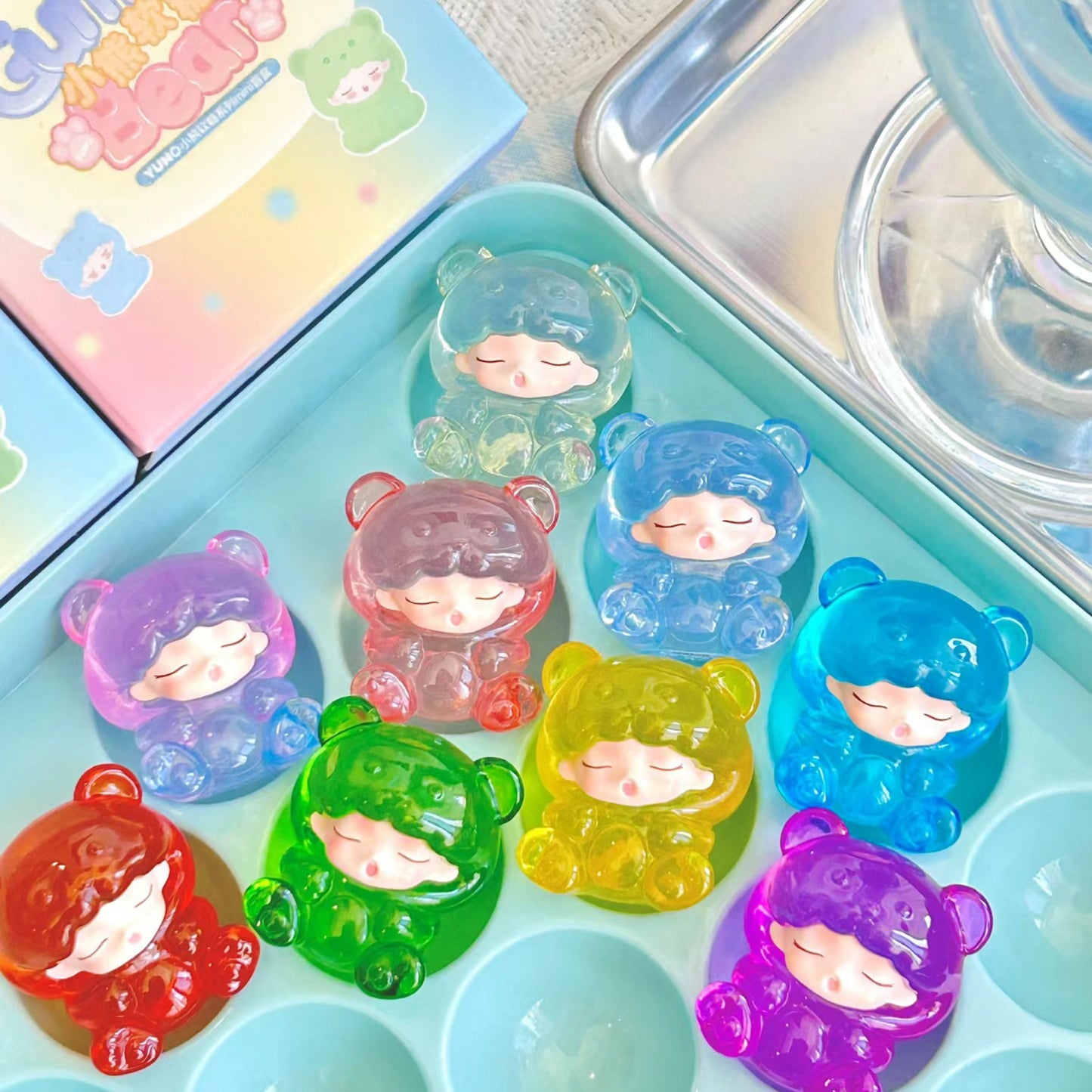 【4boxes】Yumo Gummy Bear Mini Bean Series Blind Box