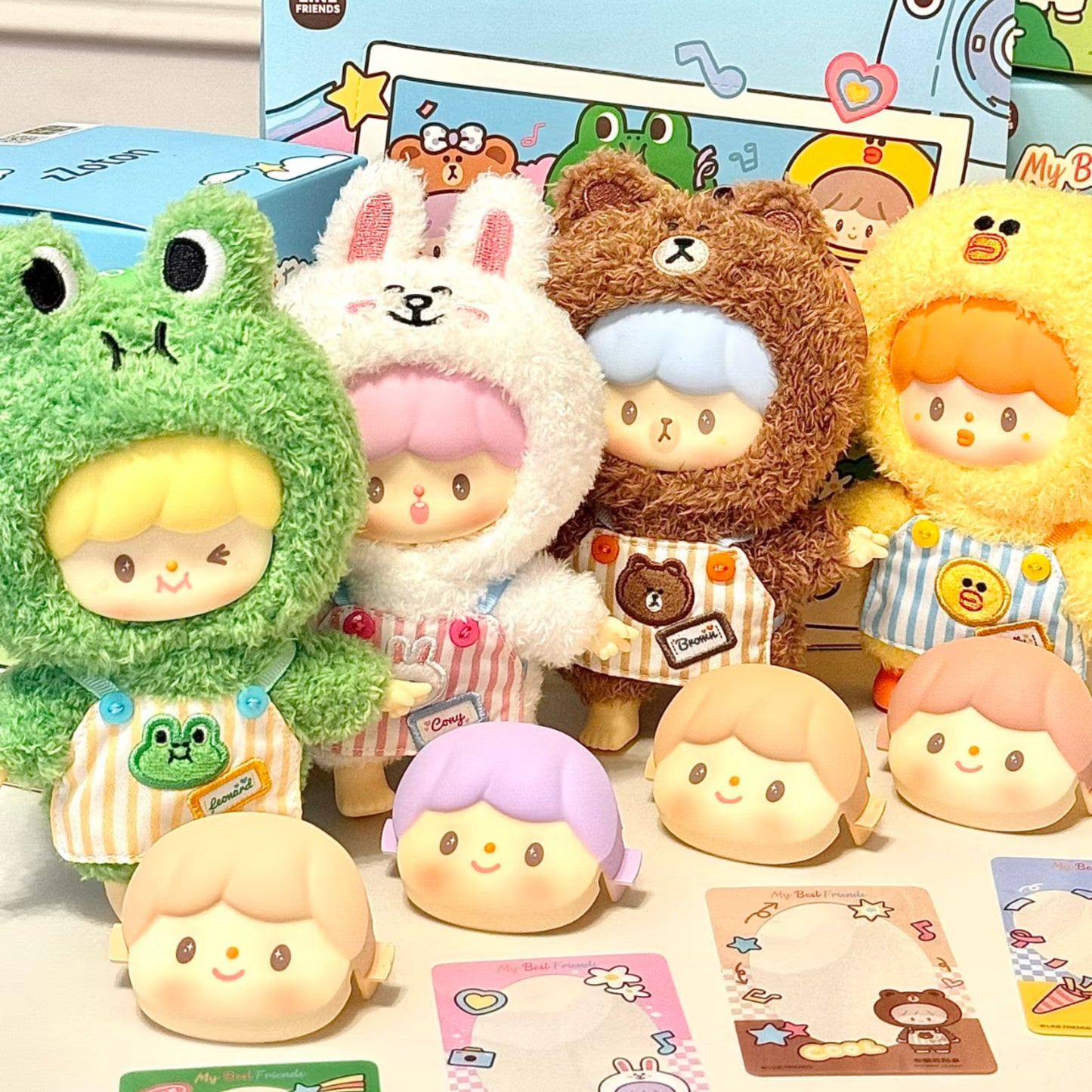 Zzoton x LINE FRIENDS My Best Friends Series Plush Blind Box