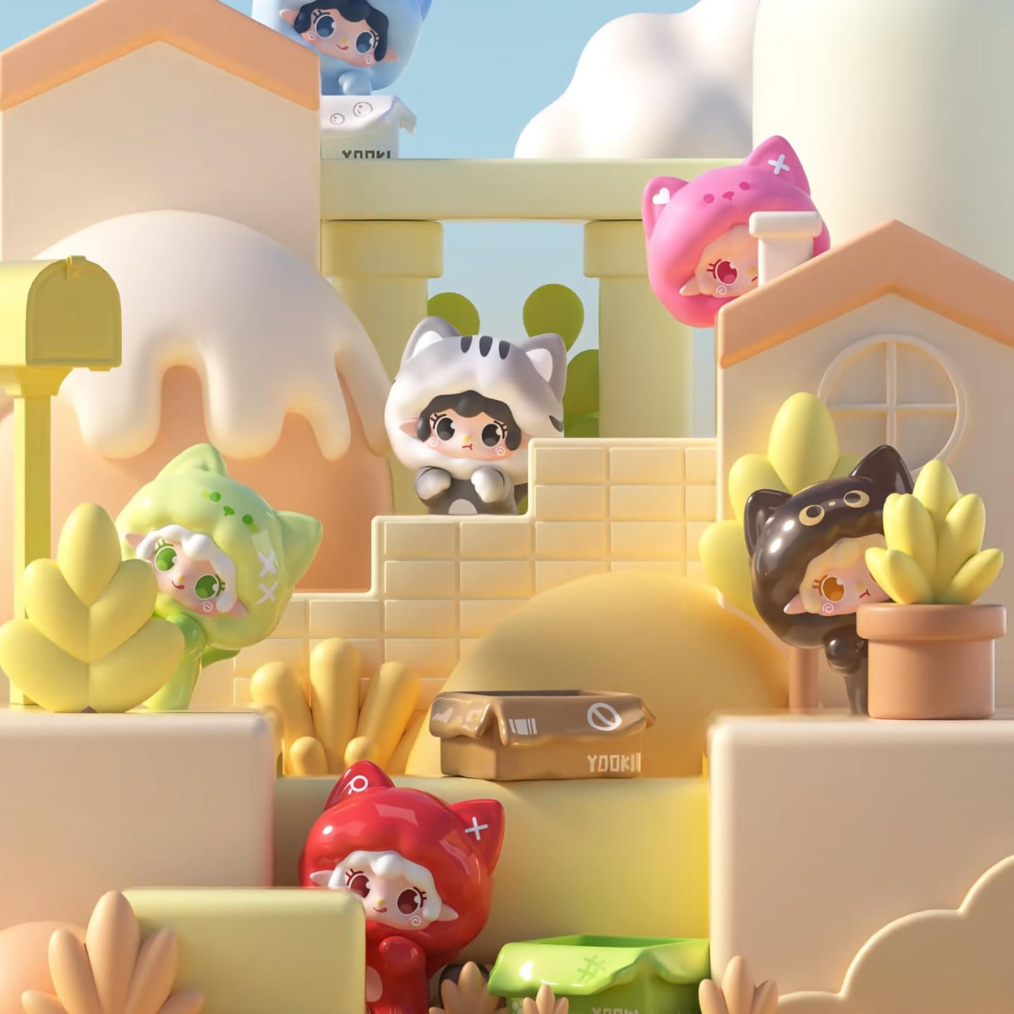 Yooki cat on the loose Mini Bean Blind Bag