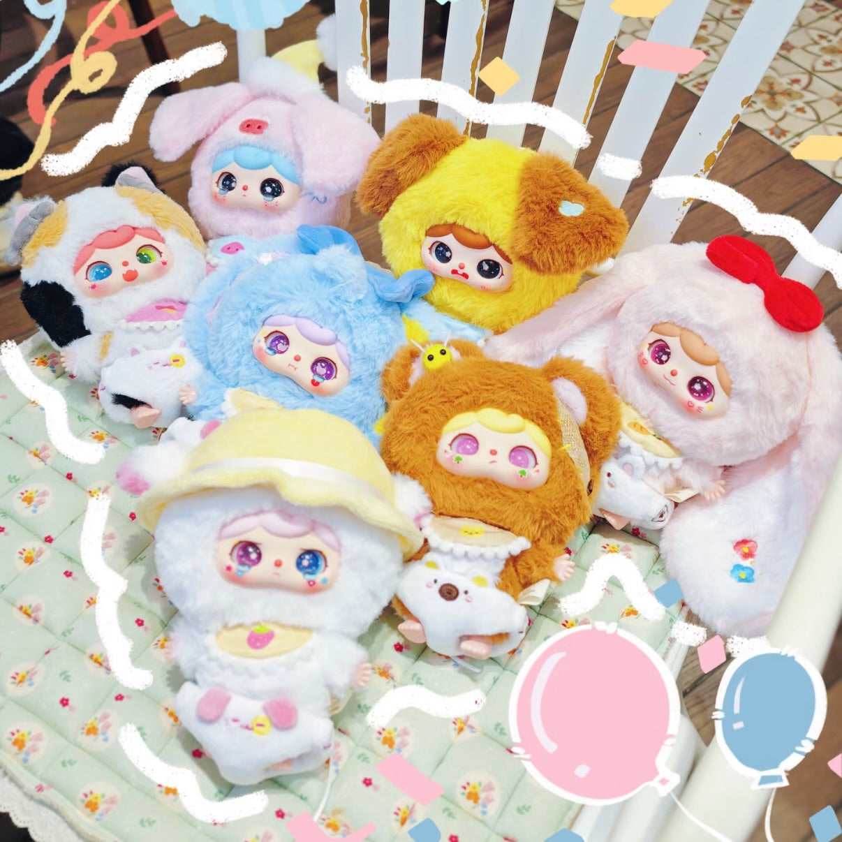 Crie Baby Animal Kindergarten Plush Series Blind Box