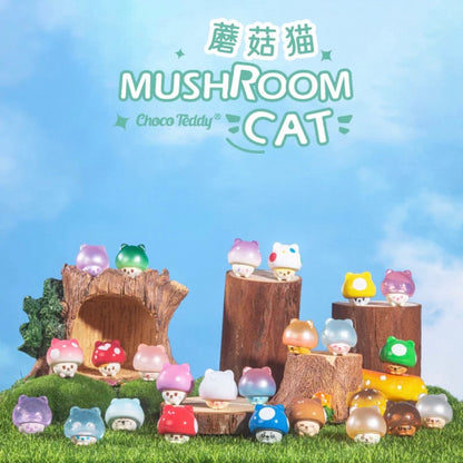 Mushroom Cat Mini Bean Series Blind Bag