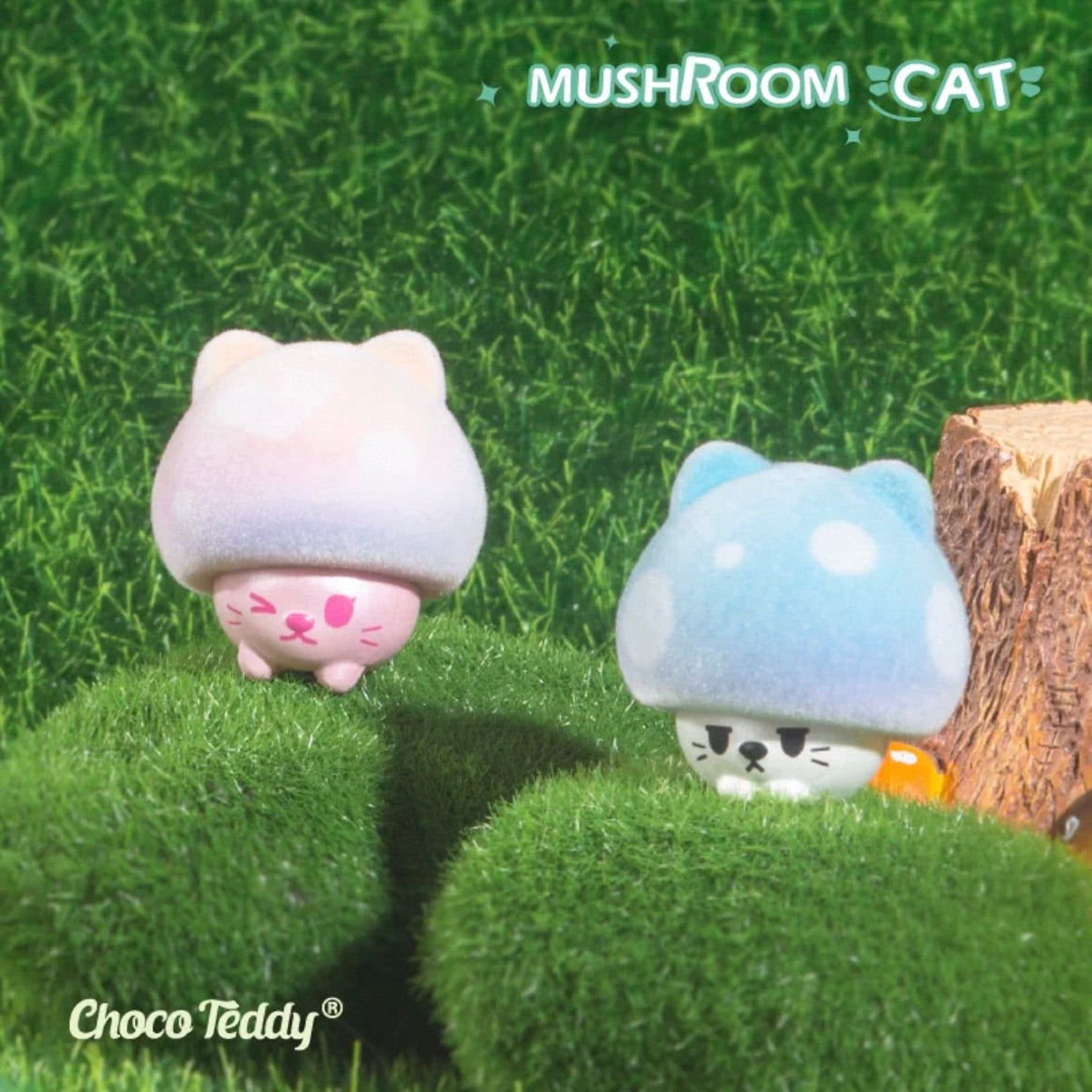Mushroom Cat Mini Bean Series Blind Bag