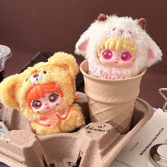 Sanmi Rabbits Little Baby Hand in Hand Plush Series Blind Box