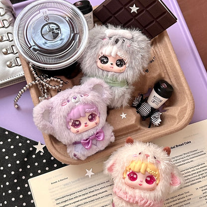 Sanmi Rabbits Little Baby Hand in Hand Plush Series Blind Box