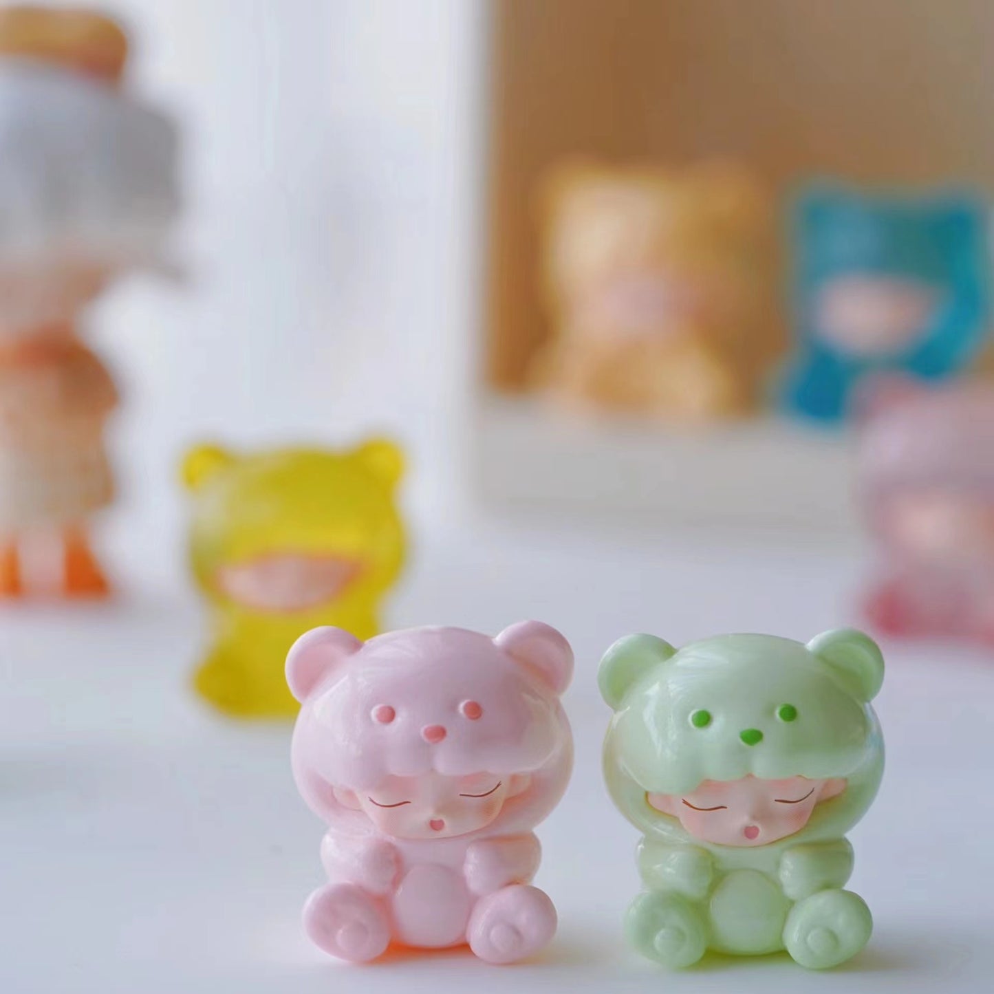 【4boxes】Yumo Gummy Bear Mini Bean Series Blind Box